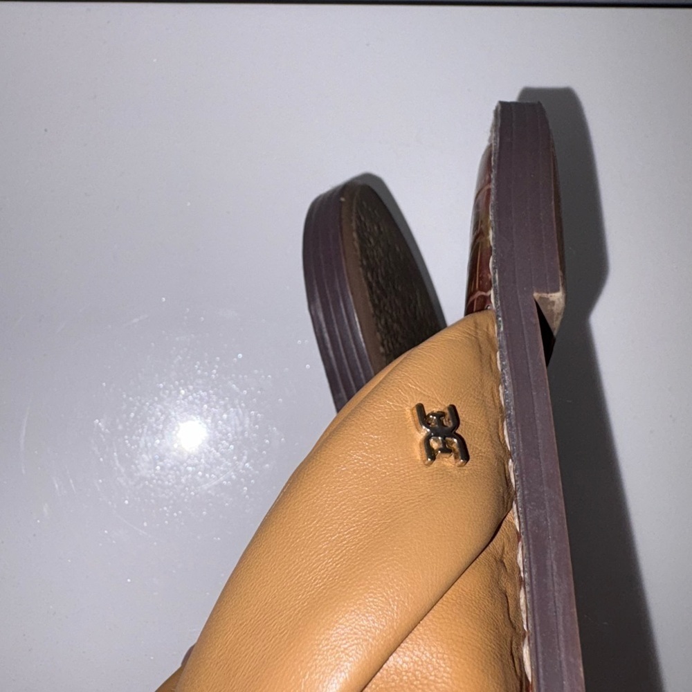 Sam Edelman Womens Garson Leather Slip On Slide Sandals - Picture 15 of 15